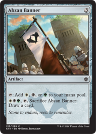 Abzan Banner (Khans of Tarkir) Near Mint Foil