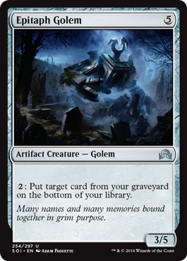 Epitaph Golem (Shadows Over Innistrad) Near Mint