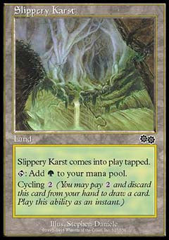 Slippery Karst (Urza's Saga) Near Mint