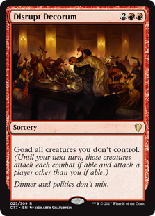 Disrupt Decorum (Commander 2017) Near Mint
