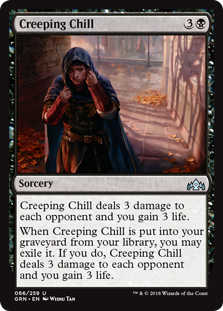 Creeping Chill (Guilds of Ravnica) Near Mint Foil