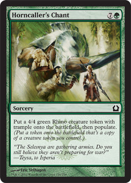 Horncaller's Chant (Return to Ravnica) Near Mint Foil