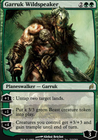Garruk Wildspeaker (Lorwyn) Light Play