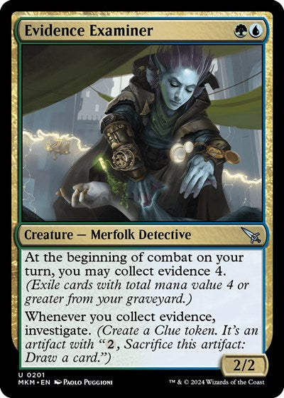 Evidence Examiner (Murders at Karlov Manor) Near Mint Foil