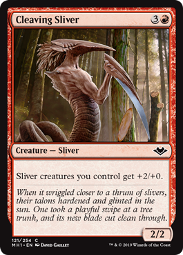 Cleaving Sliver (Modern Horizons) Near Mint Foil