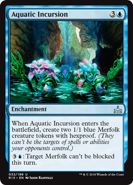 Aquatic Incursion (Rivals of Ixalan) Near Mint