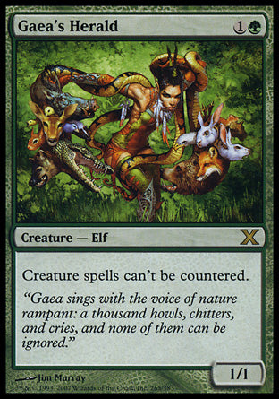 Gaea's Herald (10th Edition) Near Mint Foil
