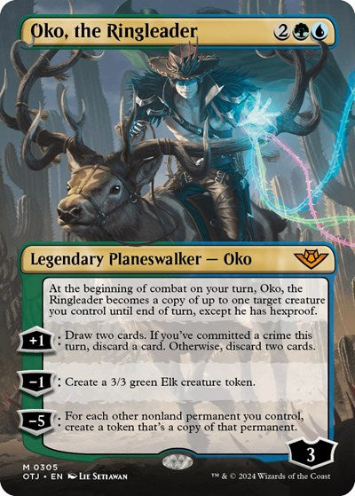 Oko, the Ringleader (Borderless) (Outlaws of Thunder Junction) Near Mint