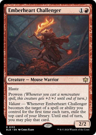Emberheart Challenger (Bloomburrow) Near Mint Foil