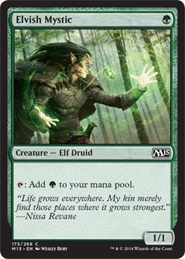 Elvish Mystic (Magic 2015 Core Set) Near Mint Foil