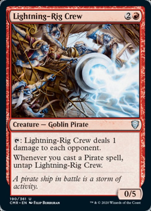 Lightning-Rig Crew (Commander Legends) Near Mint