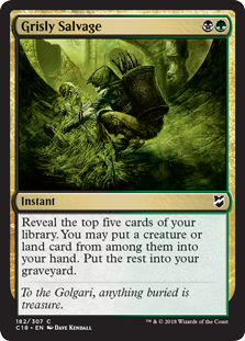 Grisly Salvage (Commander 2018) Near Mint
