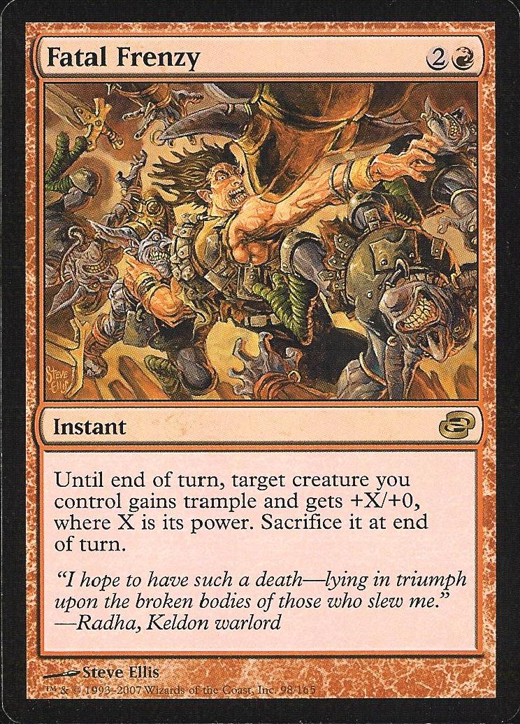 Fatal Frenzy (Planar Chaos) Light Play Foil