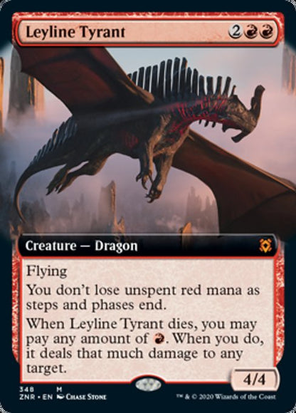 Leyline Tyrant (Extended Art) (Zendikar Rising) Near Mint