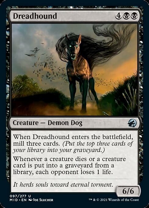 Dreadhound (Innistrad: Midnight Hunt) Near Mint