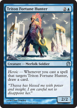 Triton Fortune Hunter (Theros) Near Mint Foil