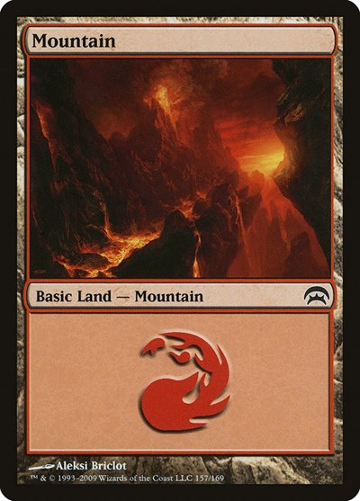 Mountain (157) (Planechase) Near Mint