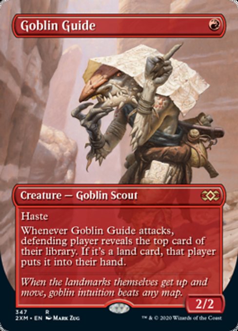 Goblin Guide (Borderless) (Double Masters) Near Mint