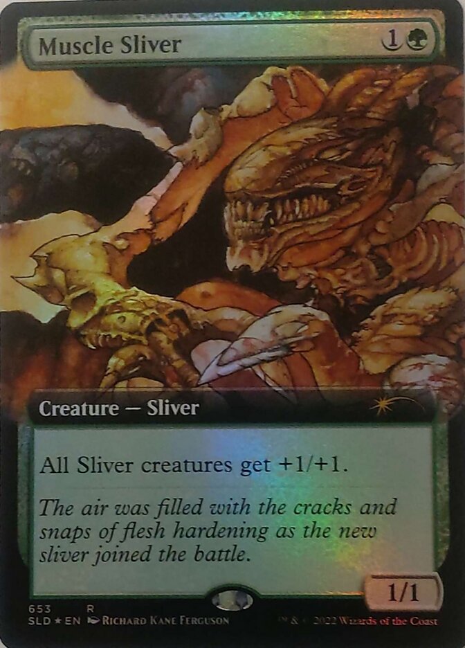 Muscle Sliver (Extended Art) (Secret Lair) Near Mint