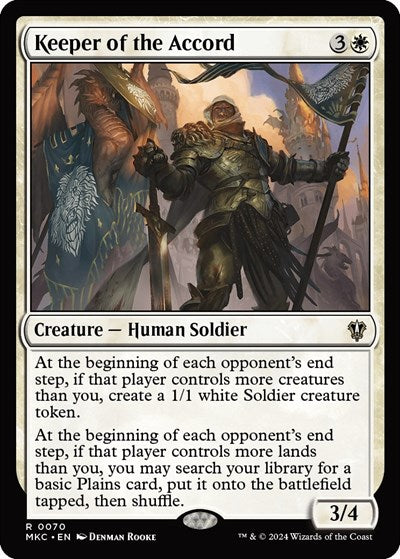 Keeper of the Accord (Commander: Murders at Karlov Manor) Near Mint