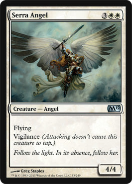 Serra Angel (Magic 2012 Core Set) Near Mint Foil