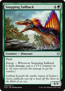 Snapping Sailback (Ixalan) Near Mint