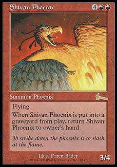 Shivan Phoenix (Urza's Legacy) Near Mint
