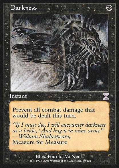 Darkness (Time Spiral Time Shifted) Near Mint Japanese