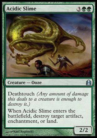 Acidic Slime (Commander) Near Mint