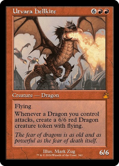 Utvara Hellkite (Retro Frame) (Ravnica Remastered) Near Mint