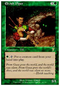 Elvish Piper (7th Edition) Near Mint Foil