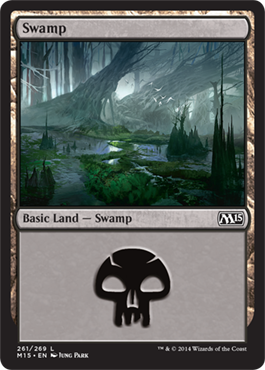Swamp (261) (Magic 2015 Core Set) Near Mint Foil
