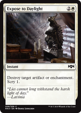 Expose to Daylight (Ravnica Allegiance) Near Mint Foil