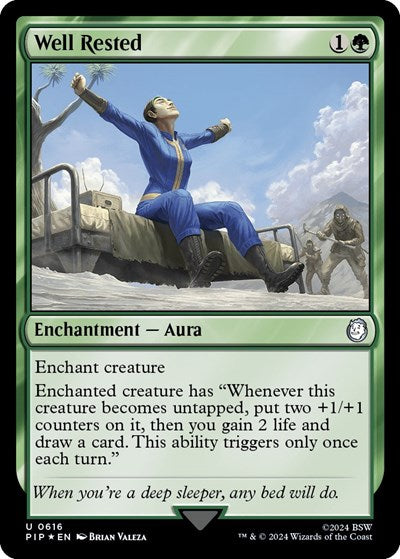 Well Rested (Surge Foil) (Universes Beyond: Fallout) Near Mint