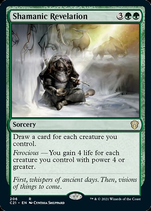 Shamanic Revelation (Commander 2021 Strixhaven) Near Mint
