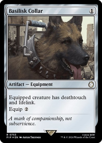 Basilisk Collar (Surge Foil) (Universes Beyond: Fallout) Near Mint