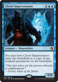 Clever Impersonator (Khans of Tarkir) Near Mint