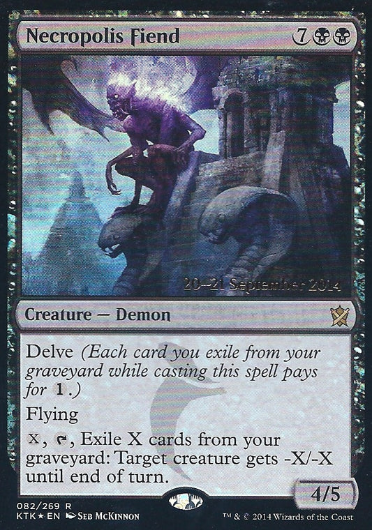 Necropolis Fiend (Pre Release) (Promotional Cards) Near Mint Foil
