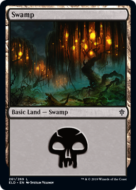 Swamp (261) (Throne of Eldraine) Near Mint