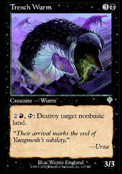 Trench Wurm (Invasion) Near Mint