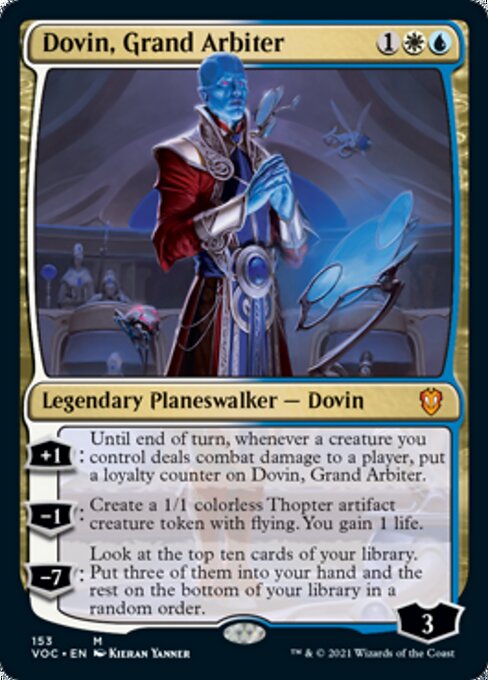 Dovin, Grand Arbiter (Commander 2021 Crimson Vow) Near Mint