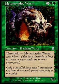 Metamorphic Wurm (Odyssey) Near Mint