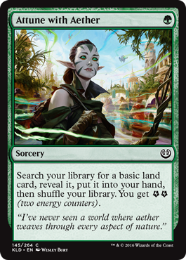 Attune with Aether (Kaladesh) Near Mint Foil