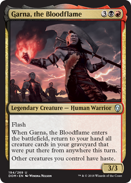 Garna, the Bloodflame (Dominaria) Near Mint