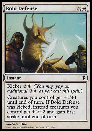 Bold Defense (Zendikar) Near Mint Foil