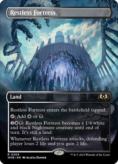 Restless Fortress (Borderless) (Wilds of Eldraine) Near Mint