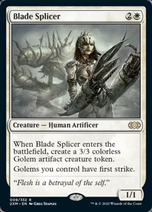 Blade Splicer (Double Masters) Near Mint Foil