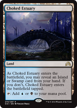 Choked Estuary (Shadows Over Innistrad) Near Mint Foil