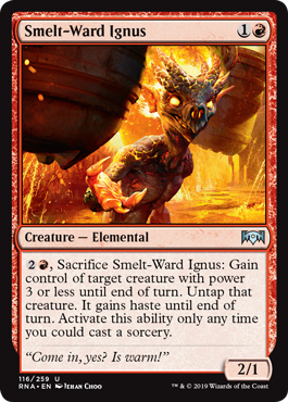 Smelt-Ward Ignus (Ravnica Allegiance) Near Mint Foil