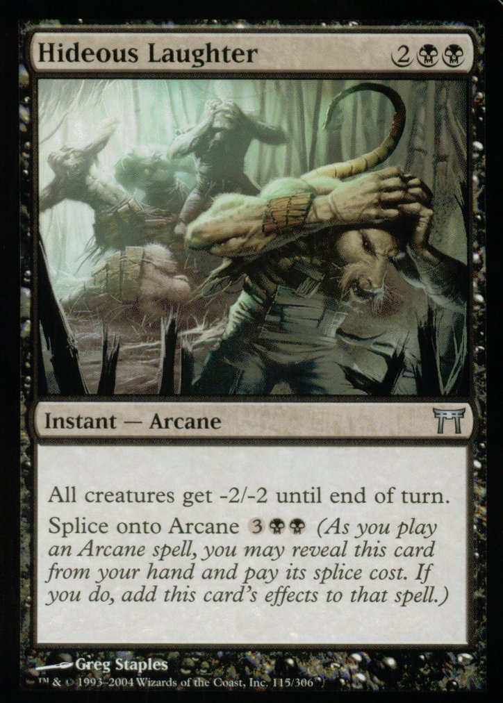 Hideous Laughter (Champions of Kamigawa) Near Mint Foil